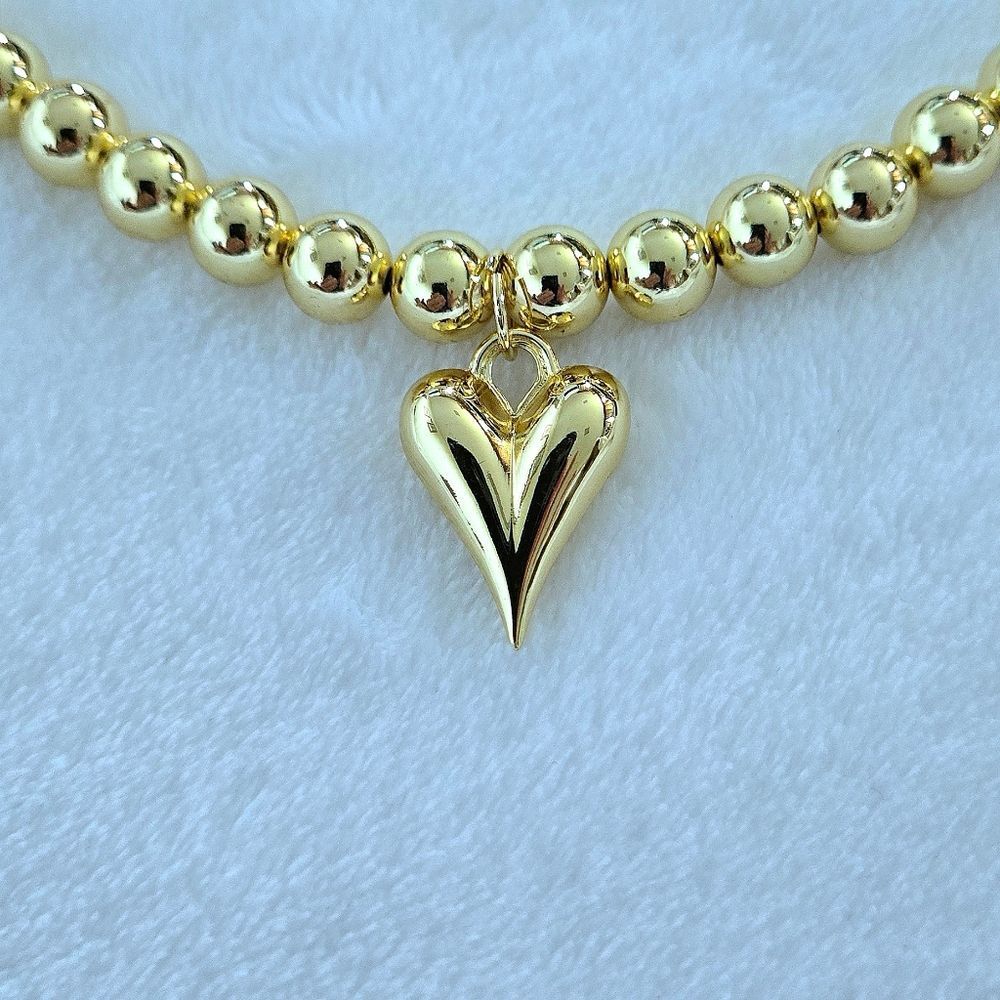 Gemelli👭 Gold💛 "Gianna" Happy😃 Heart❤️ Adjustable Necklace - NWT - Picture 4 of 15